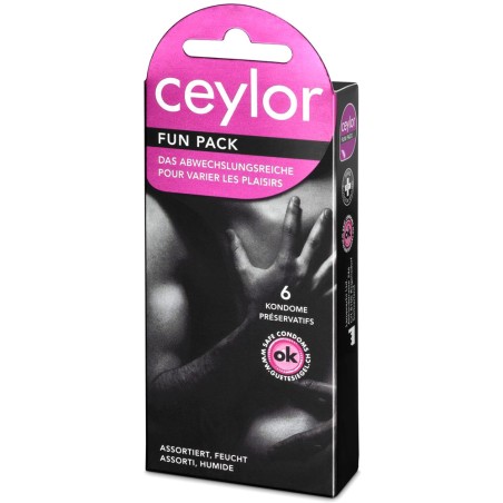 Ceylor Fun Pack - Assortiment (6/100 préservatifs)