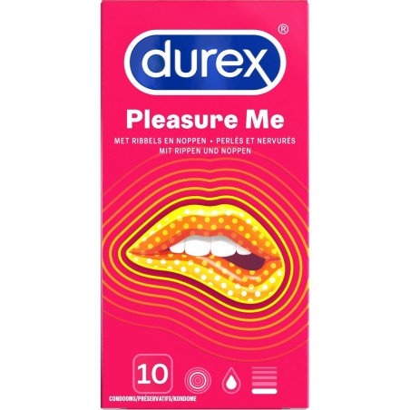 Durex Pleasure Me - Pleasuremax (10 préservatifs)