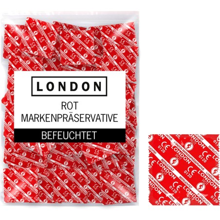 Durex London Red - Strawberry (100 condoms)