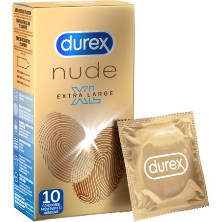 Durex Nude XL Extra Large 10 condoms