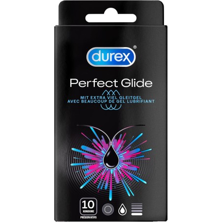 Durex Perfect Glide - Extra lubrificato (10 preservativi)
