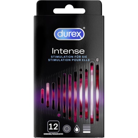 Durex Intense - Orgasmusstimulation (12/24 Kondome)