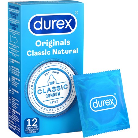Durex Originals Classic Natural (12 condoms)