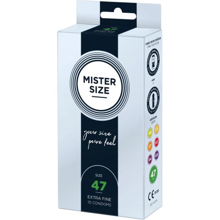 Mister Size - Preservativo su misura (10/36 preservativi)