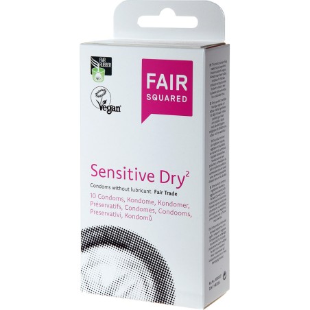 Fair Squared Sensitive Dry (10 préservatifs)