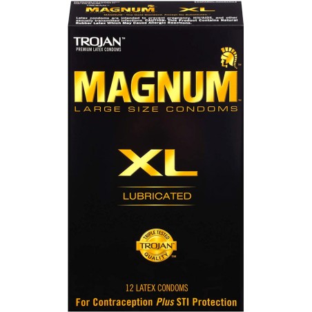 Trojan Magnum XL (12 préservatifs)
