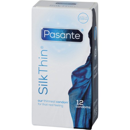 Pasante Silk Thin - Hauchdünn (12/144 Kondome)