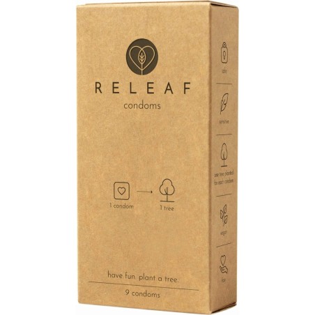 Releaf - Vegan et Fair Trade (9 préservatifs)