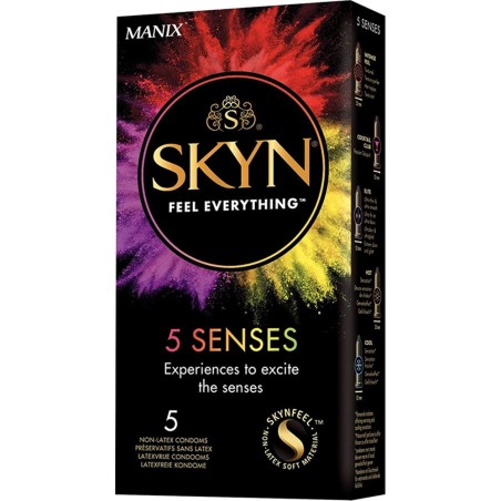 Manix Skyn 5 Senses - sans latex (5 préservatifs)
