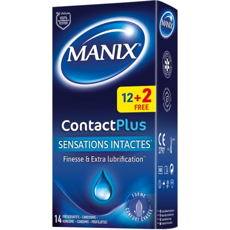 Manix Contact Plus (14 Condoms)