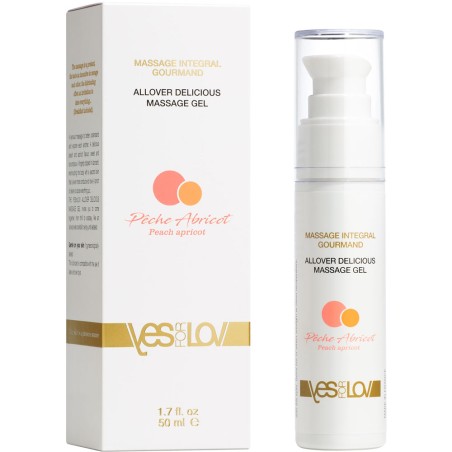 YESforLOV Massage Intégral Gourmand - Gel lubrificante (50 ml)