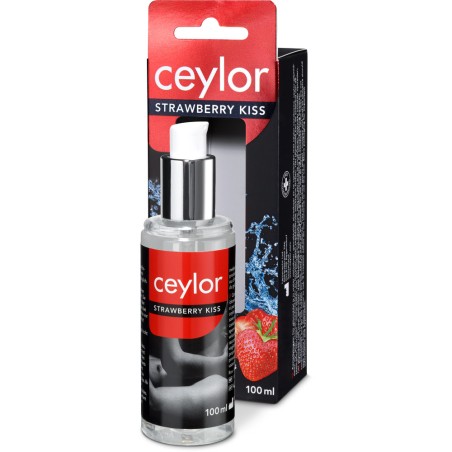 Ceylor Strawberry Kiss - Flavoured lubricant gel (100 ml)