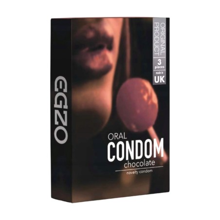 EGZO Oral Condom - Chocolate flavoured (3 condoms)