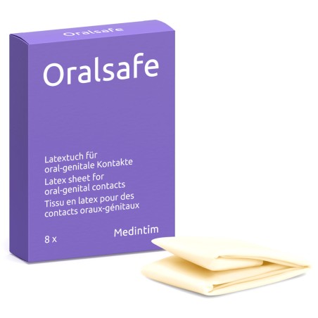 MEDintim Oralsafe - Latex Kofferdam (8 Kondome)